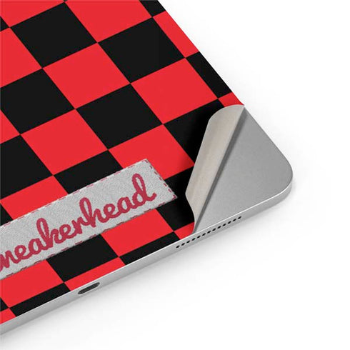 Sneakerhead Red Checkered iPad Pro 13in M4 (2024) Skin