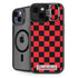 Sneakerhead Red Checkered iPhone 14 Plus Kickstand Case