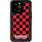 Sneakerhead Red Checkered iPhone 15 Pro Waterproof Case