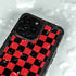 Sneakerhead Red Checkered iPhone 15 Pro Waterproof Case