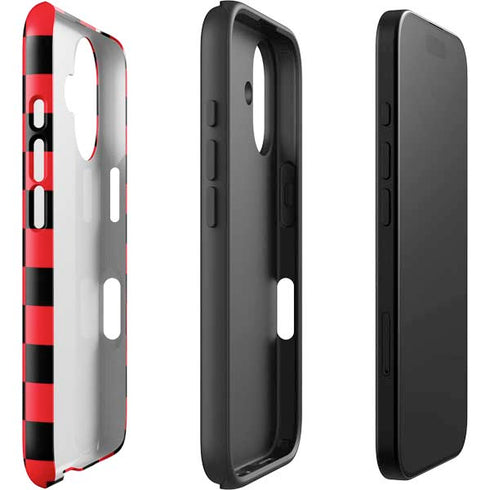 Sneakerhead Red Checkered iPhone 16 Plus Impact Case