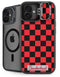 Sneakerhead Red Checkered iPhone 16 Plus Kickstand Case