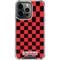 Sneakerhead Red Checkered iPhone 16 Pro Clear Case