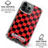 Sneakerhead Red Checkered iPhone 16 Pro Clear Case