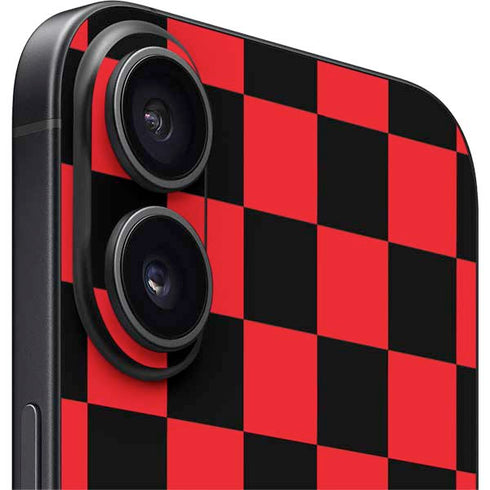 Sneakerhead Red Checkered iPhone 16 Skin