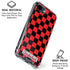 Sneakerhead Red Checkered iPhone 16e Clear Case