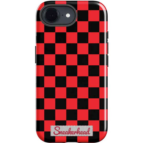 Sneakerhead Red Checkered iPhone 16e Impact Case