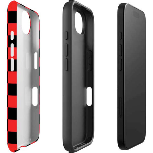 Sneakerhead Red Checkered iPhone 16e Impact Case