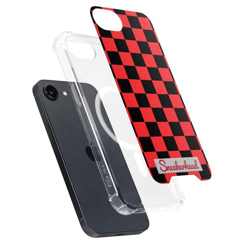 Sneakerhead Red Checkered iPhone 16e MagSafe Case