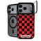 Sneakerhead Red Checkered iPhone 18 Pro Kickstand Case