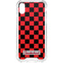 Sneakerhead Red Checkered iPhone XS Clear Case