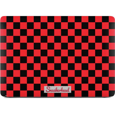 Sneakerhead Red Checkered Apple MacBook Air Skin