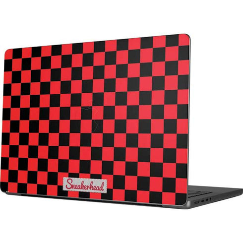 Sneakerhead Red Checkered Apple MacBook Pro 14-inch Skin