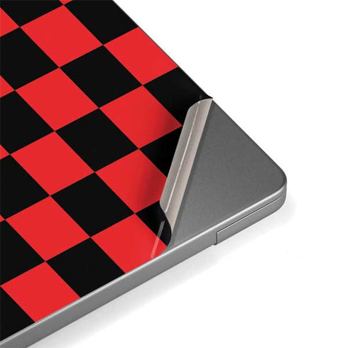 Sneakerhead Red Checkered Apple MacBook Pro 14-inch Skin