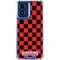 Sneakerhead Red Checkered Moto G Play 4G (2024) Clear Case