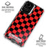 Sneakerhead Red Checkered Moto G Power 5G (2024) Clear Case