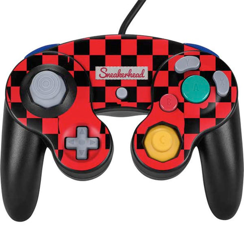 Sneakerhead Red Checkered Nintendo Skins