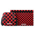 Sneakerhead Red Checkered Nintendo Switch 2 (2025) with Joy-Con Skin