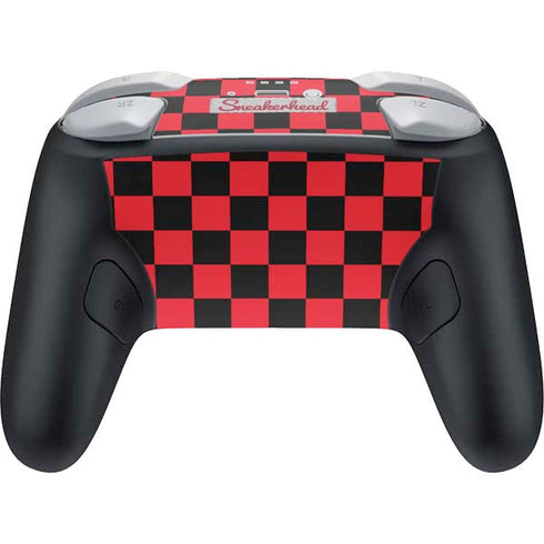 Sneakerhead Red Checkered Nintendo Switch 2 (2025) Pro Controller Skin