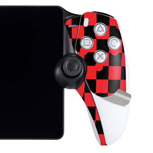 Sneakerhead Red Checkered PlayStation Portal Remote Player Skin