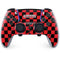 Sneakerhead Red Checkered PS5 DualSense Edge Pro Controller Skin