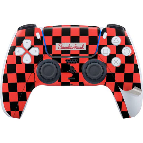 Sneakerhead Red Checkered PS5 Pro Bundle Skin