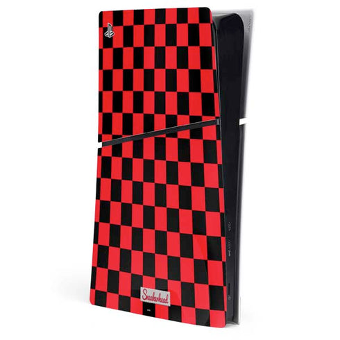 Sneakerhead Red Checkered PlayStation PS5 Skins