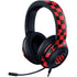 Sneakerhead Red Checkered Razer Kraken X Skin