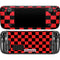 Sneakerhead Red Checkered Steam Deck Handheld Gaming Computer OLED Skin