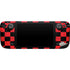 Sneakerhead Red Checkered Steam Deck Handheld Gaming Computer Skin
