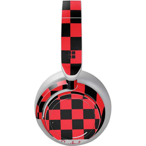 Sneakerhead Red Checkered Surface Headphones Skin