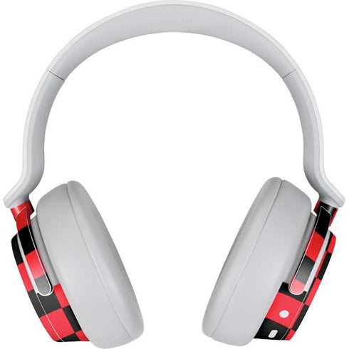 Sneakerhead Red Checkered Surface Headphones Skin