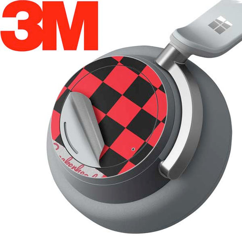 Sneakerhead Red Checkered Surface Headphones Skin