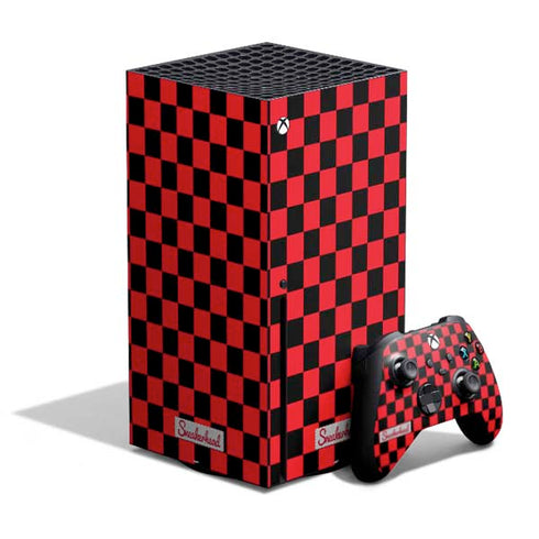 Sneakerhead Red Checkered Xbox Series X Skins