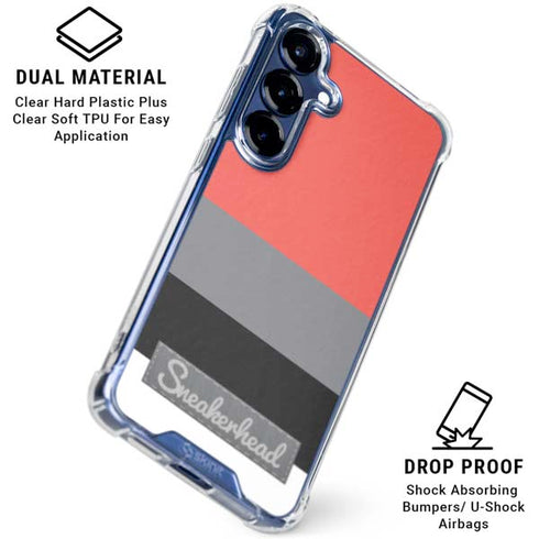Sneakerhead Stripes Galaxy S25 Clear Case