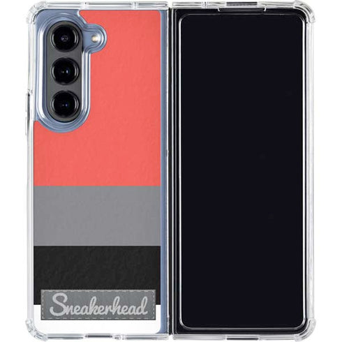Sneakerhead Stripes Galaxy Z Fold5 5G Clear Case