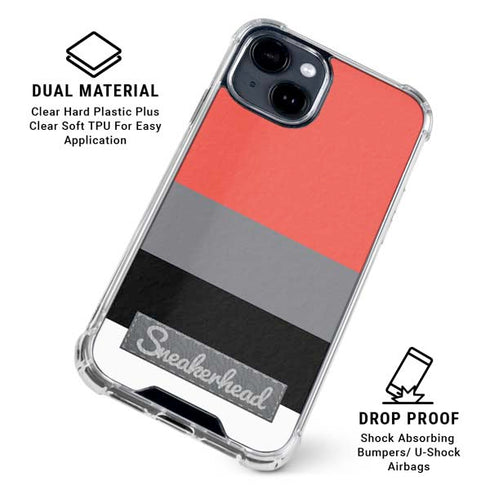 Sneakerhead Stripes iPhone 15 Clear Case