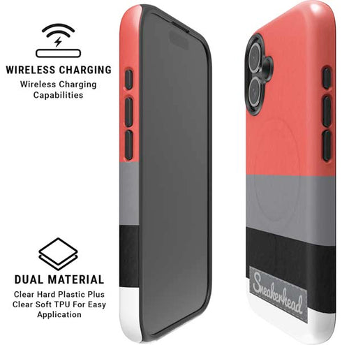 Sneakerhead Stripes iPhone 16 Magsafe Impact Case