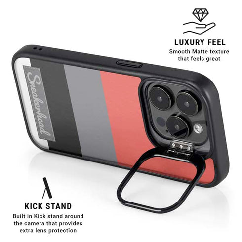 Sneakerhead Stripes iPhone 16 Pro Max Kickstand Case