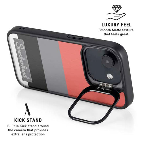 Sneakerhead Stripes iPhone 16e Kickstand Case
