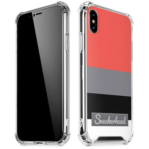 Sneakerhead Stripes iPhone X/XS Clear Case