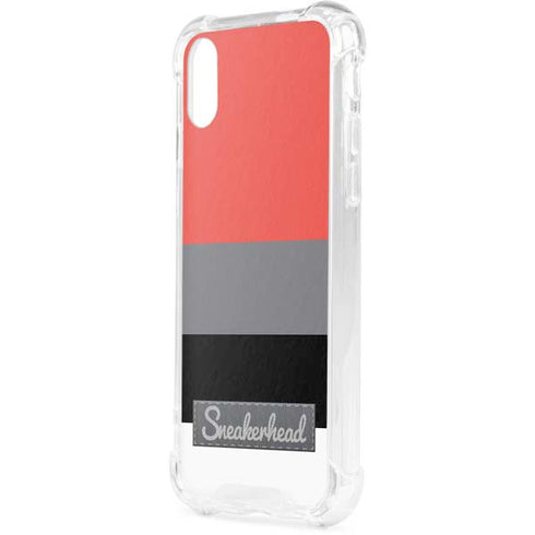 Sneakerhead Stripes iPhone XS Clear Case