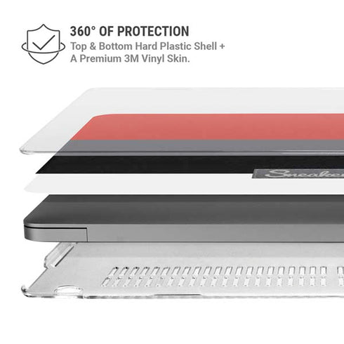 Sneakerhead Stripes MacBook Pro 14in (2021-24) Case plus Skin