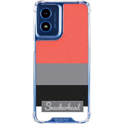Sneakerhead Stripes Moto G 5G (2024) Clear Case