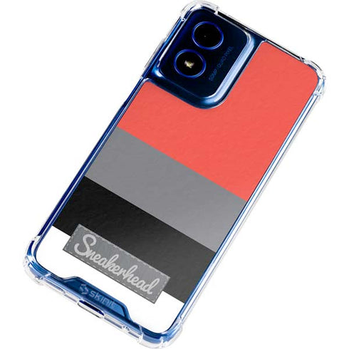 Sneakerhead Stripes Moto G 5G (2024) Clear Case