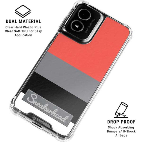 Sneakerhead Stripes Moto G Power 5G (2024) Clear Case
