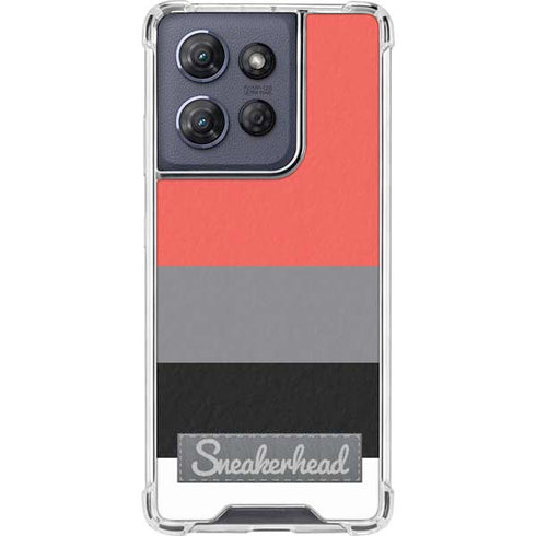 Sneakerhead Stripes Moto G Stylus 5G (2025) Clear Case