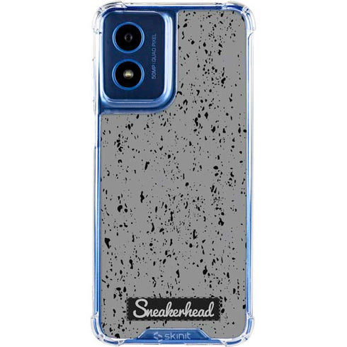 Sneakerhead Texture Moto G 5G (2024) Clear Case