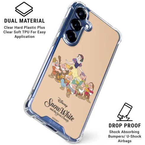 Disney Snow White and the seven dwarfs Galaxy S25 Clear Case