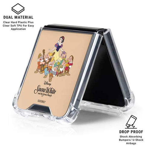 Disney Snow White and the seven dwarfs Galaxy Z Flip6 Clear Case